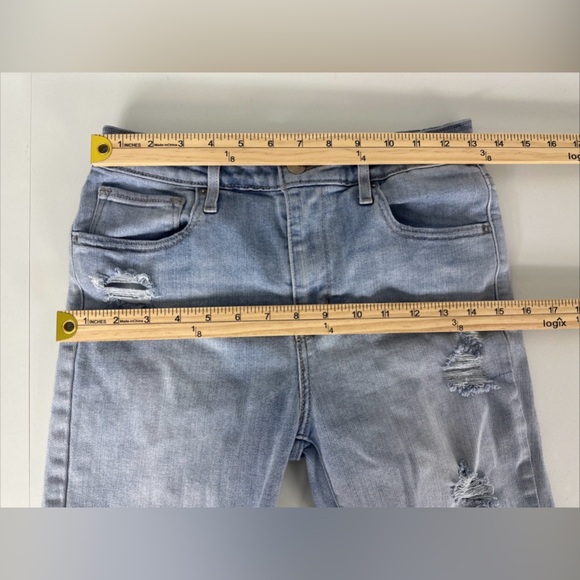 Levis 721 Sz 29 X30 Women's High Rise Skinny Jeans Distressed Destroyed - Picture 2 of 15